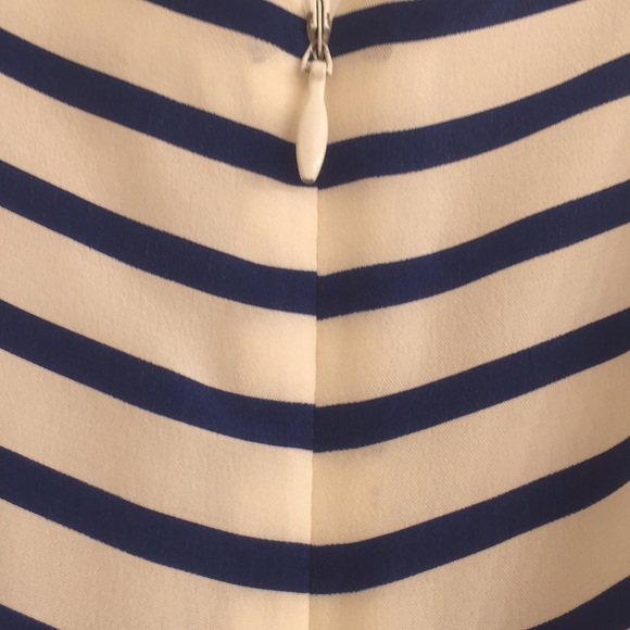 J. Crew Navy and White Striped Dress - 0 - Picture 4 of 5
